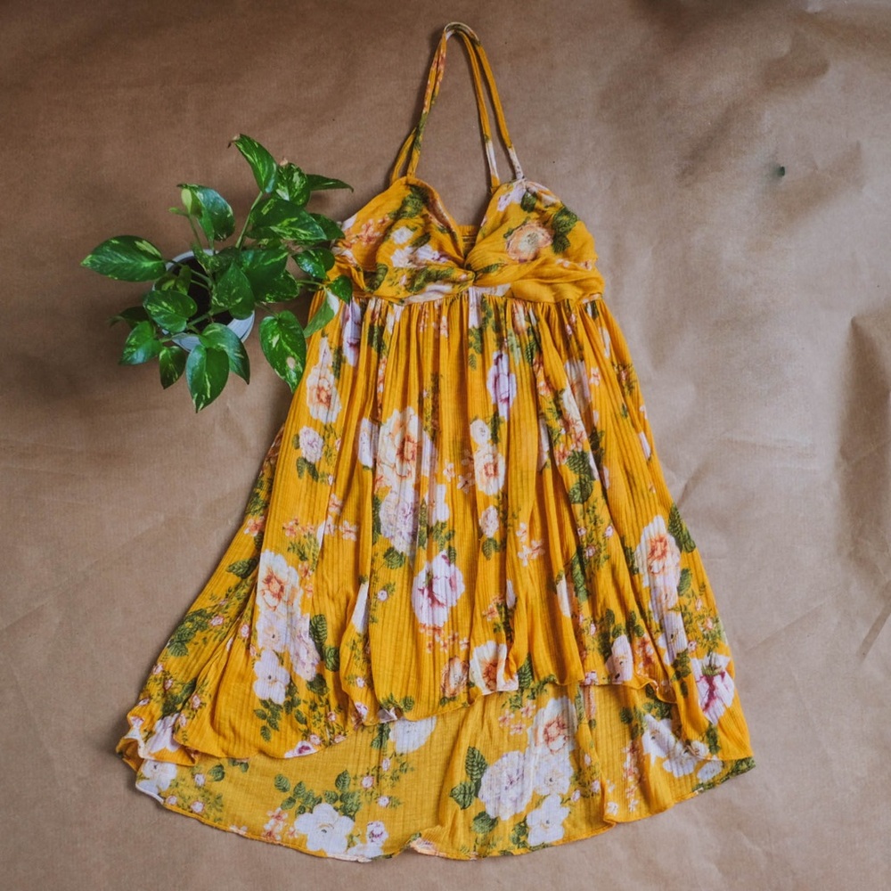 ✨Free People Floral Boho Tunic Dress – Size S